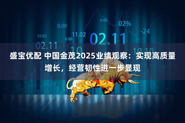 盛宝优配 中国金茂2025业绩观察：实现高质量增长，经营韧性进一步显现
